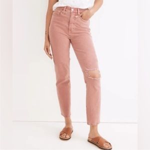 Madewell Garment Dyed Mom Jeans